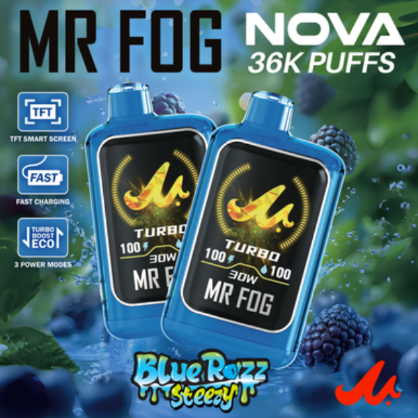 Mr Fog Nova Steezy Disposable Vape - 36000+ Puffs NFD Mr Fog Nova Steezy Disposable Vape - 36000+ Puffs NFD