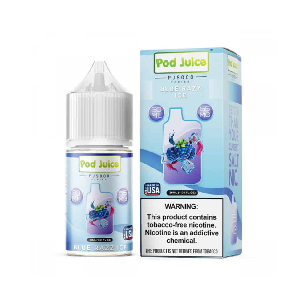 Pod Juice PJ5000 Salt Nic Vape Juice - 30mL 5% NFD Pod Juice PJ5000 Salt Nic Vape Juice - 30mL 5% NFD