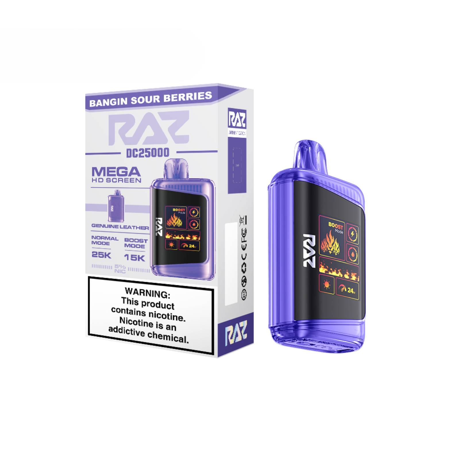RAZ LTX DC25000 Disposable Vape - 25000+ Puffs 5% NFD RAZ LTX DC25000 Disposable Vape - 25000+ Puffs 5% NFD