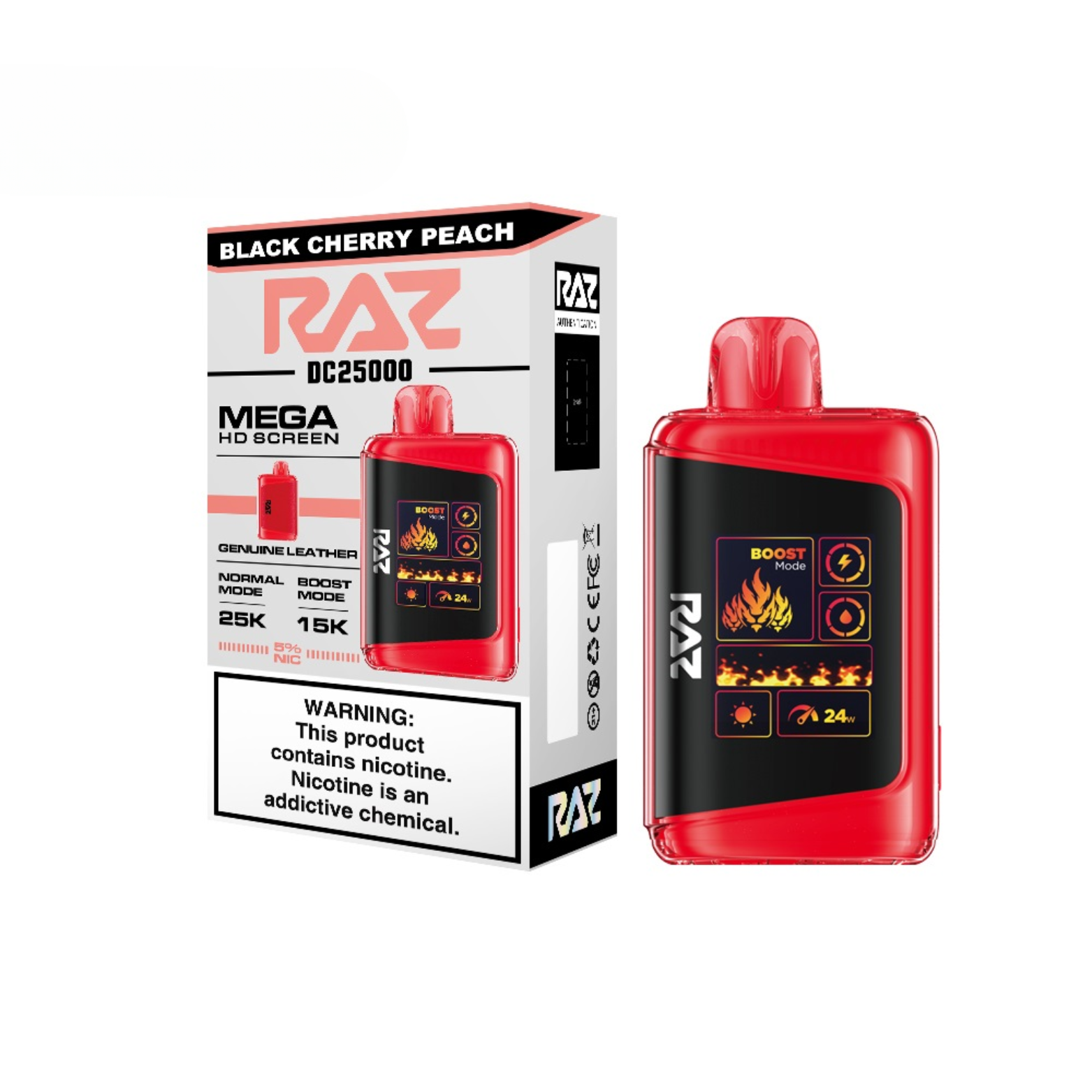 RAZ LTX DC25000 Disposable Vape - 25000+ Puffs 5% NFD RAZ LTX DC25000 Disposable Vape - 25000+ Puffs 5% NFD