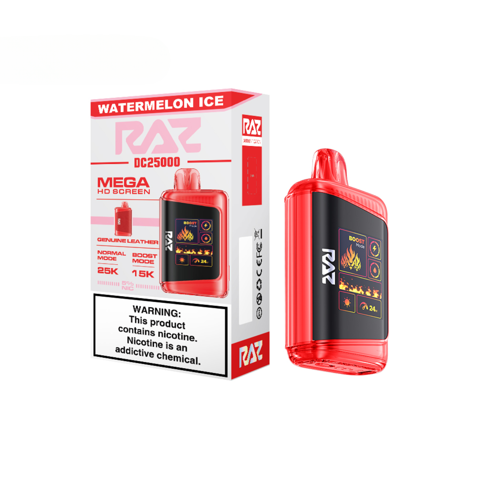 RAZ LTX DC25000 Disposable Vape - 25000+ Puffs 5% NFD RAZ LTX DC25000 Disposable Vape - 25000+ Puffs 5% NFD