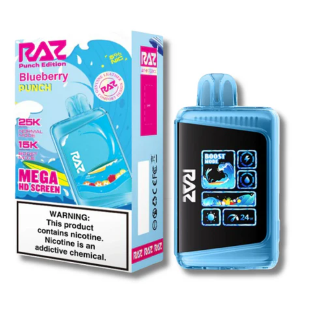 RAZ DC25000 Punch Edition Disposable Vape - 25000+ Puffs 5% NFD RAZ DC25000 Punch Edition Disposable Vape - 25000+ Puffs 5% NFD
