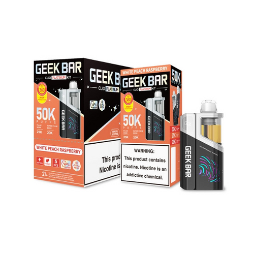 (NEW) Geek Bar Clio Platinum Kit - 50000+ Puffs