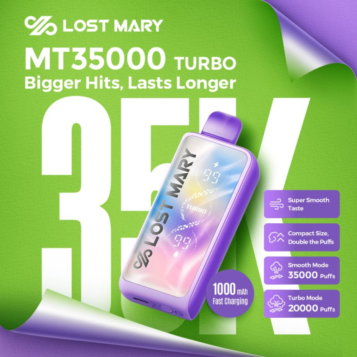 Lost Mary MT35K Disposable Vape - 35000+ Puffs NFD Lost Mary MT35K Disposable Vape - 35000+ Puffs NFD