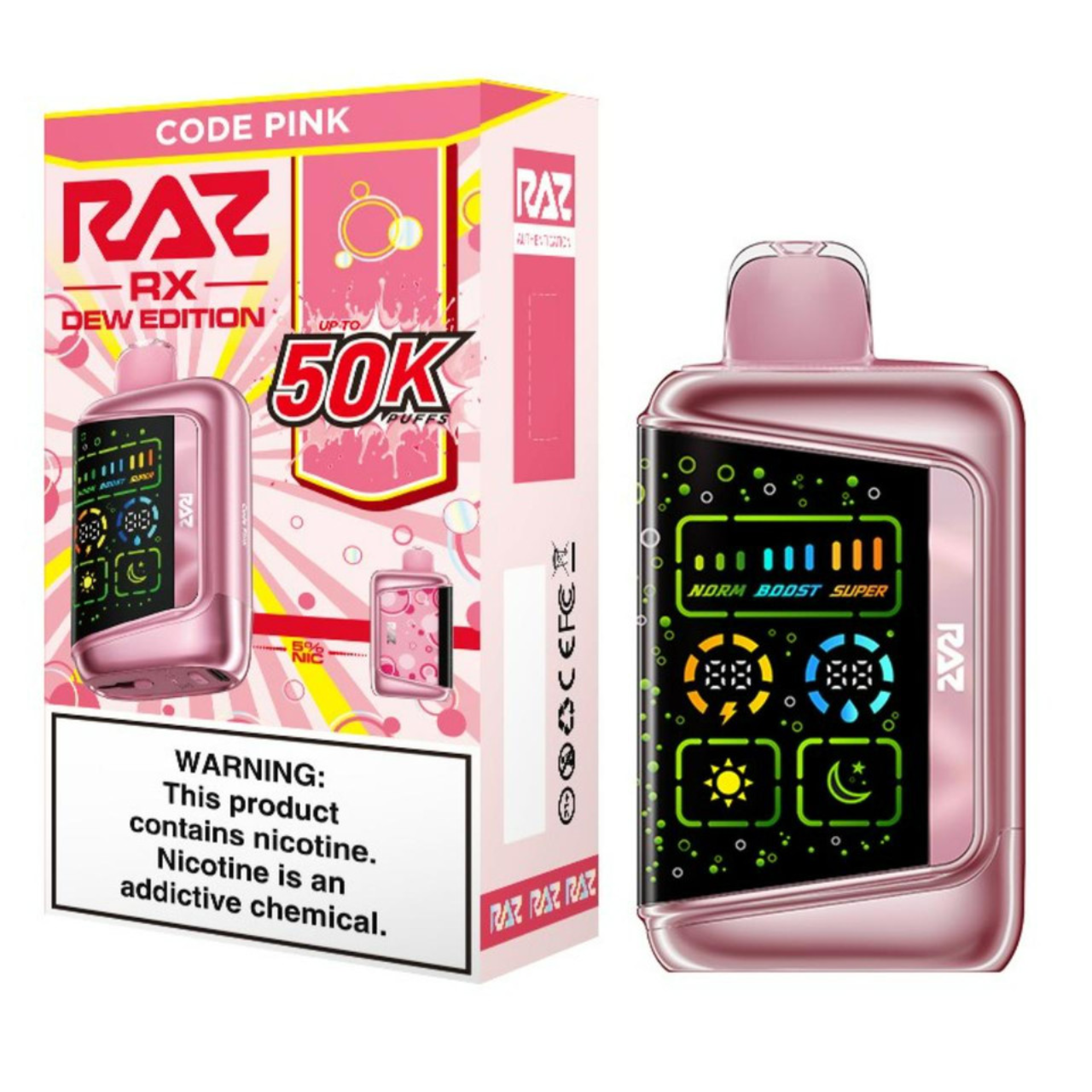 Raz RX Disposable Vape - 50000+ Puffs 5%