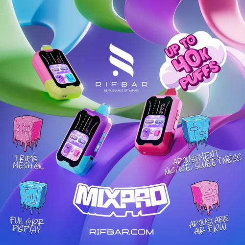 RiffBar MixPro Disposable Vape - 40000+ Puffs