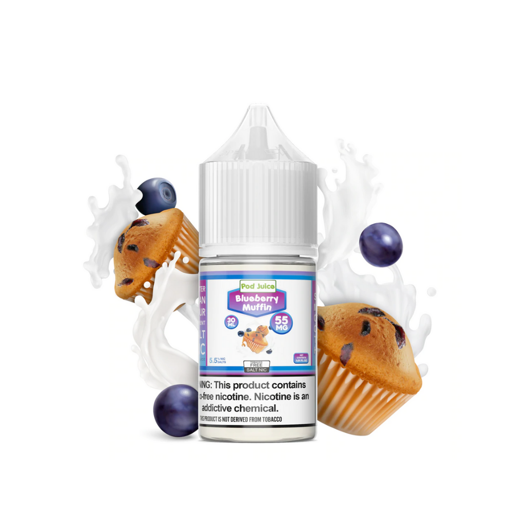    Pod-Juice-55-Salt-Nic-Vape-Juice-Blueberry-Muffin