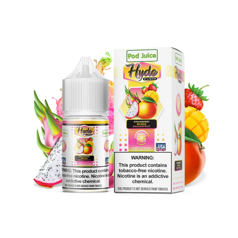    Pod-Juice-Hyde-Salt-Nic-Vape-Juice-Strawberry-Mango-DragonFruit